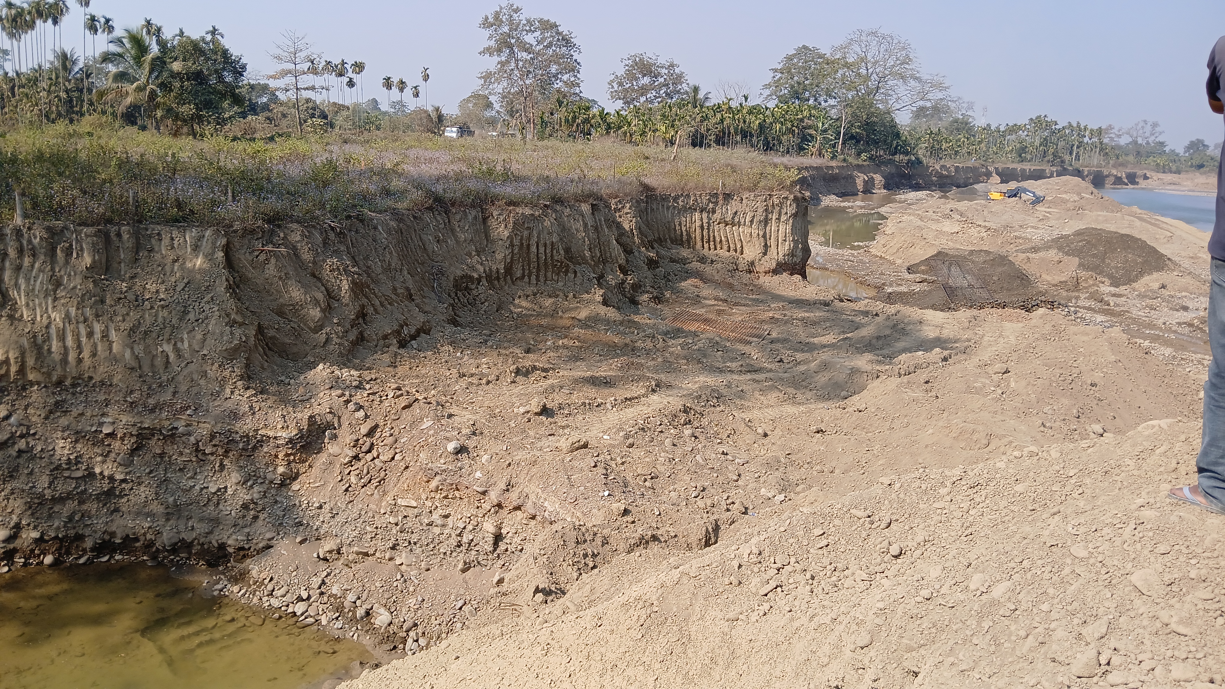 illegal mining in Doyang River