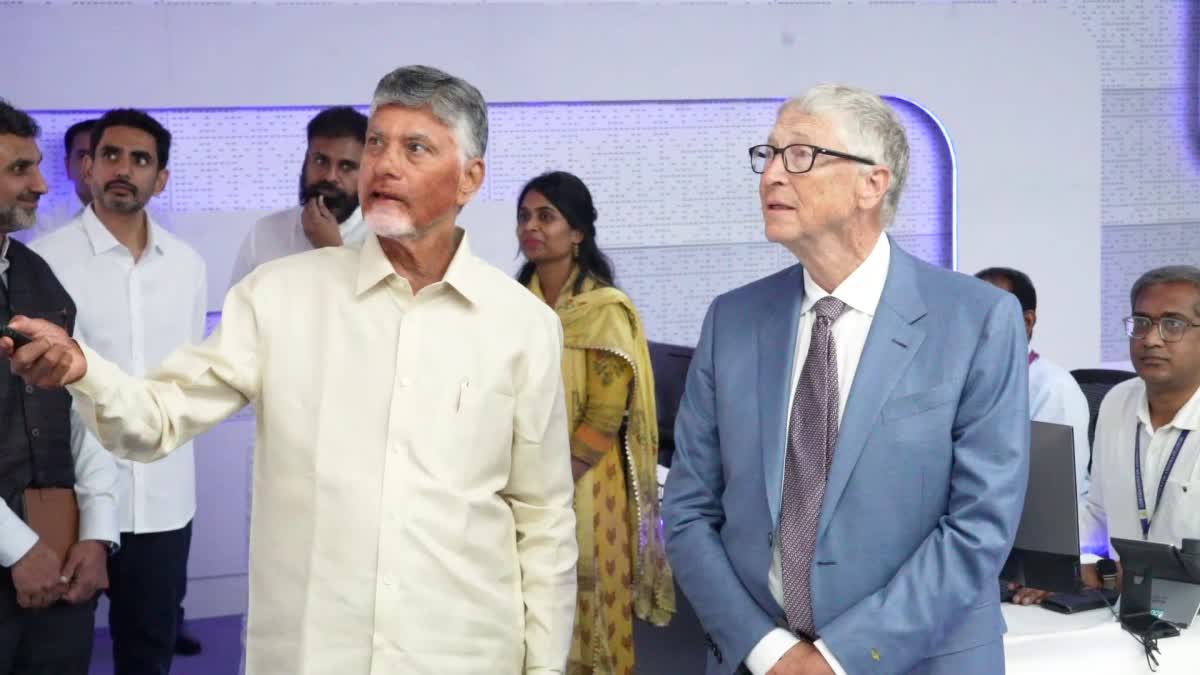 Bill Gates Visited Amaravati RTGS