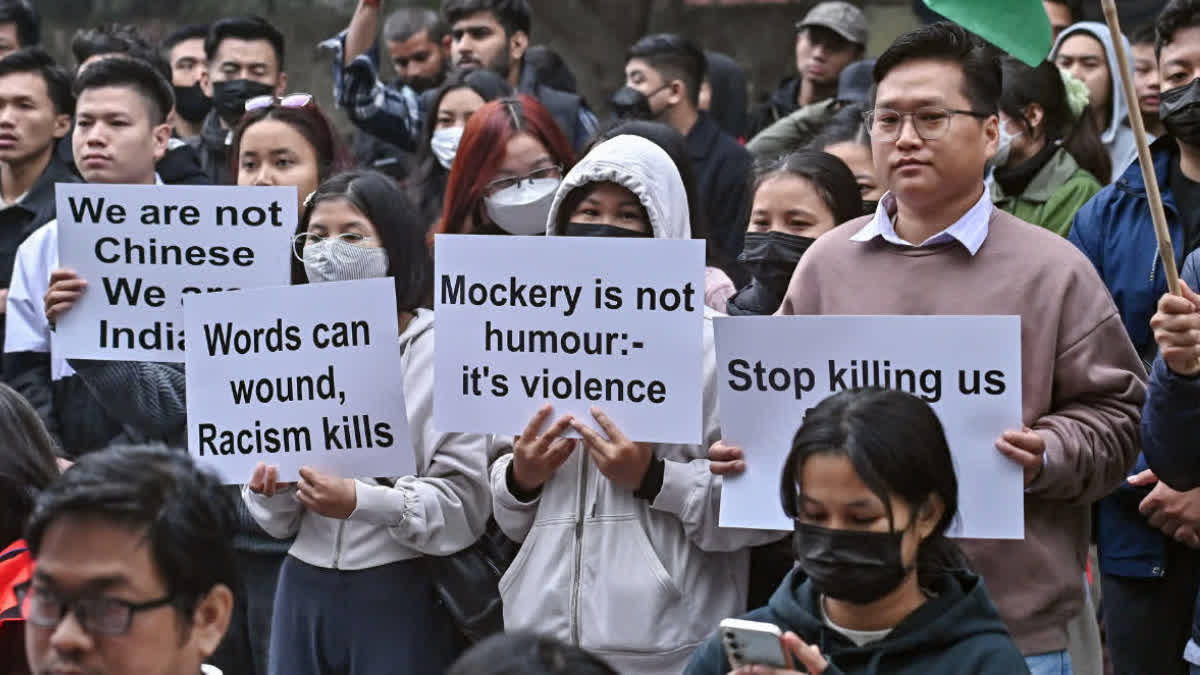 On December 9, a protest in New Delhi at Jantar Mantar demanding justice for Anjel Chakma