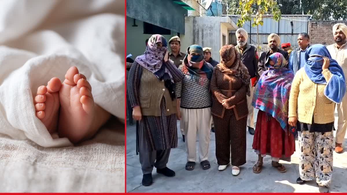 ಪಂಜಾಬ್ :3 ದಿನಗಳ ಹೆಣ್ಣು ಮಗು 2 ಲಕ್ಷ ರೂ.ಗೆ ಮಾರಾಟ!: ತಾಯಿ ಸೇರಿ ಐವರು ಆರೋಪಿಗಳ ಬಂಧನ...!!!