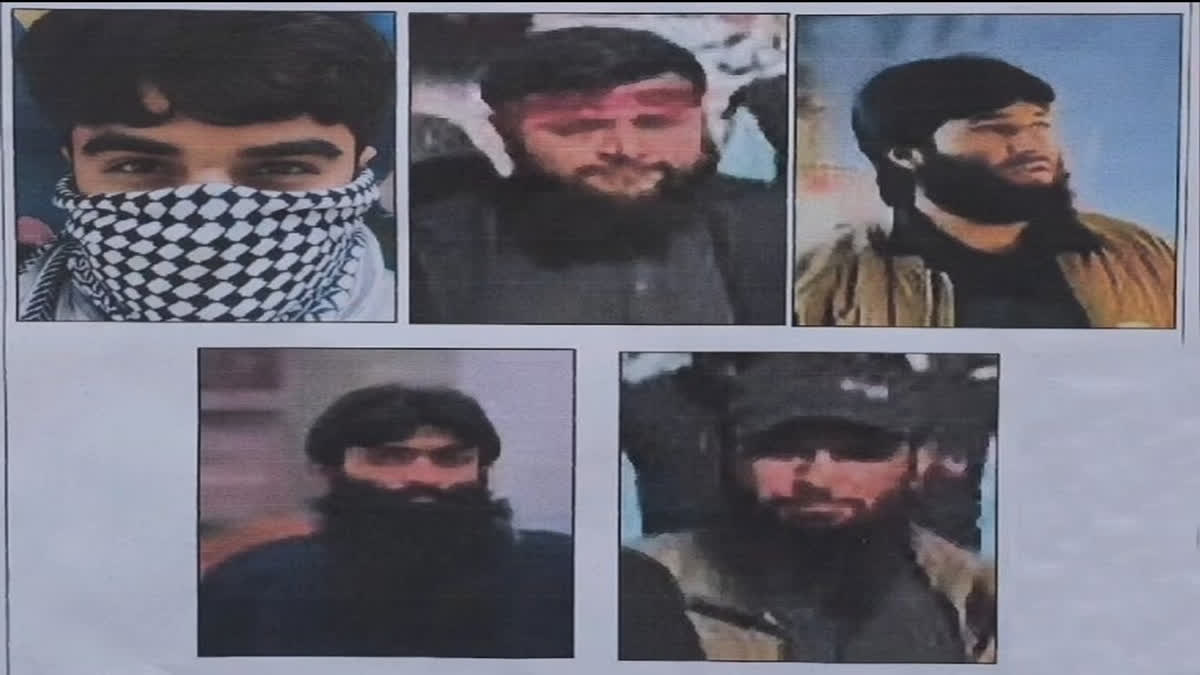 Jammu and Kashmir police has released photographs of five suspected terrorists active in Kathua district of Jammu region and has asked the public to inform the security forces of their whereabouts.