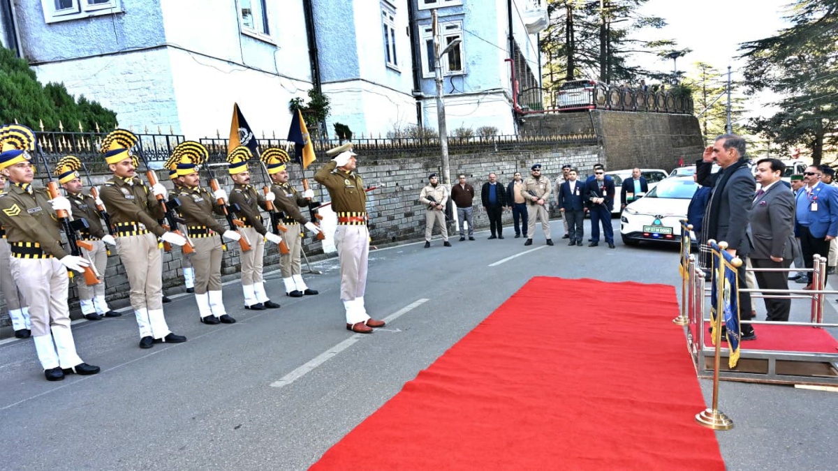 Guard of Honours to CM Sukhu