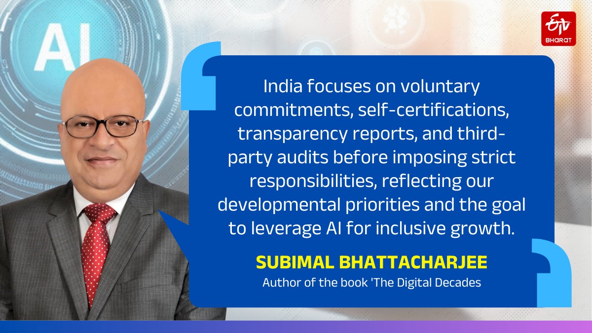 Subimal Bhattacharjee, columnist and author of the book The Digital Decades: Thirty Years of the Internet in India