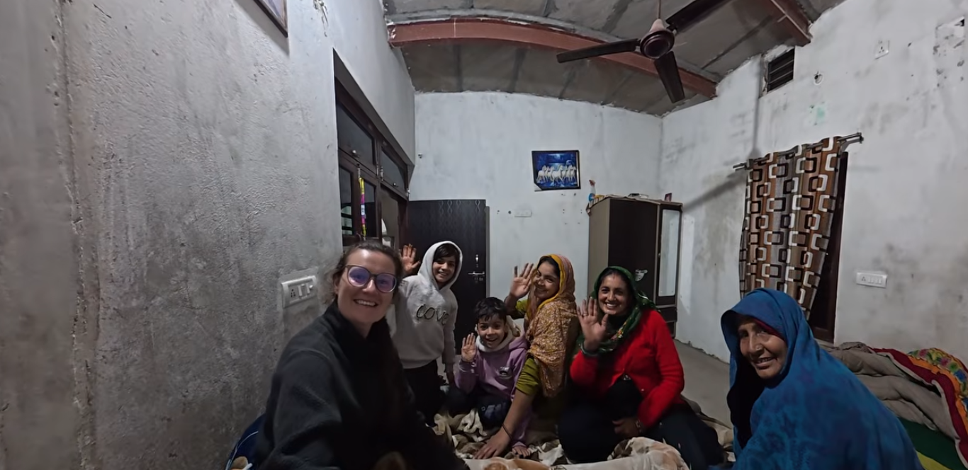 Dutch female biker become fan of India Haryanvi family has welcomed her drawing widespread love on YouTube