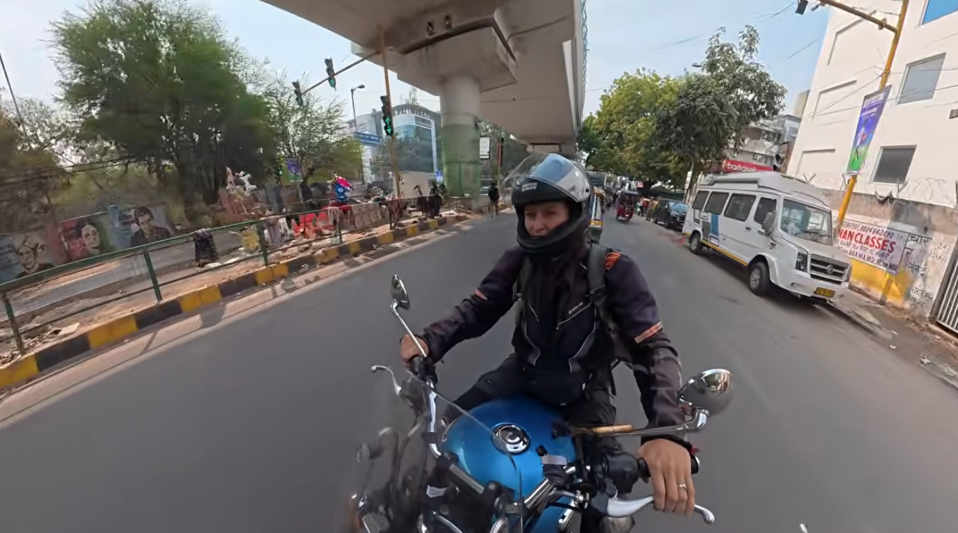 Dutch female biker become fan of India Haryanvi family has welcomed her drawing widespread love on YouTube