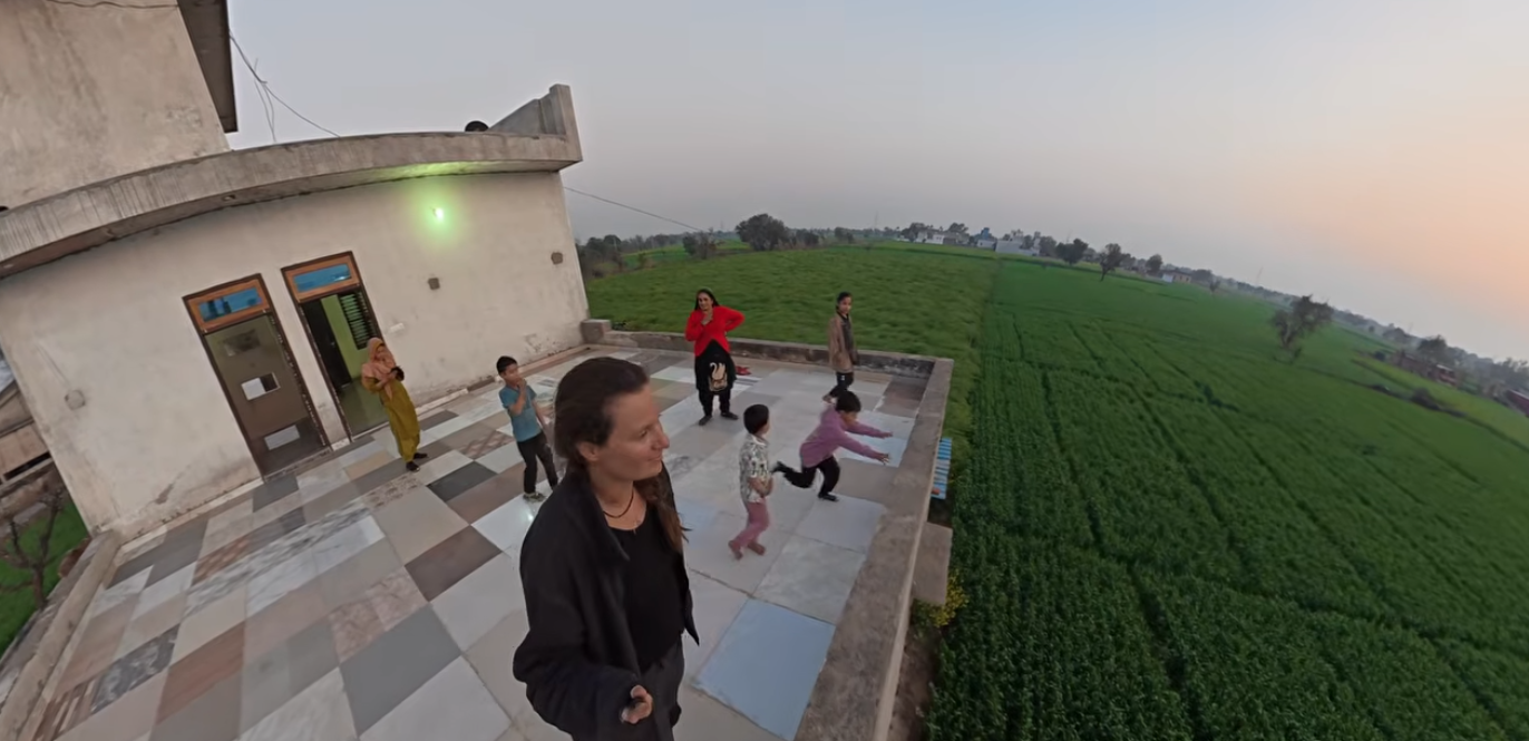 Dutch female biker become fan of India Haryanvi family has welcomed her drawing widespread love on YouTube