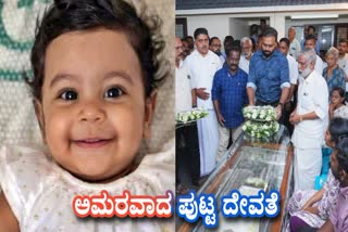 Kerala youngest organ donor  ಆಲಿನ್​ ಶೆರಿನ್ ಅಬ್ರಹಾಂ  ಅತ್ಯಂತ ಕಿರಿಯ ಅಂಗಾಂಗ ದಾನಿ  baby girl Alin Sherin Abraham