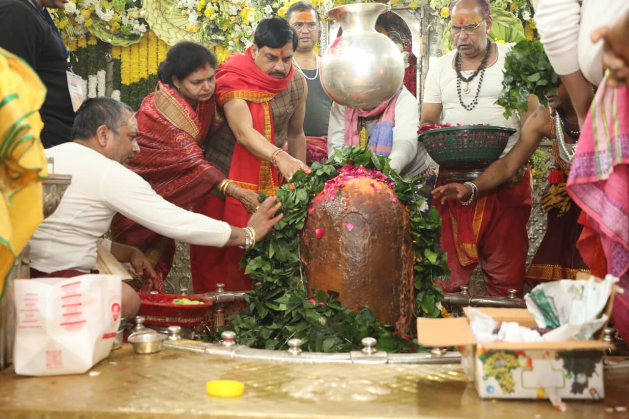 Mohan Yadav darshan Baba Mahakal