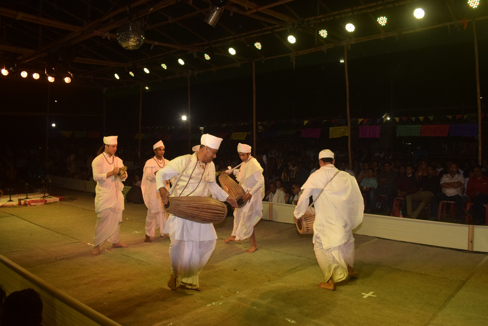 Journalist performs bhaona at Shilpagram in Guwahati