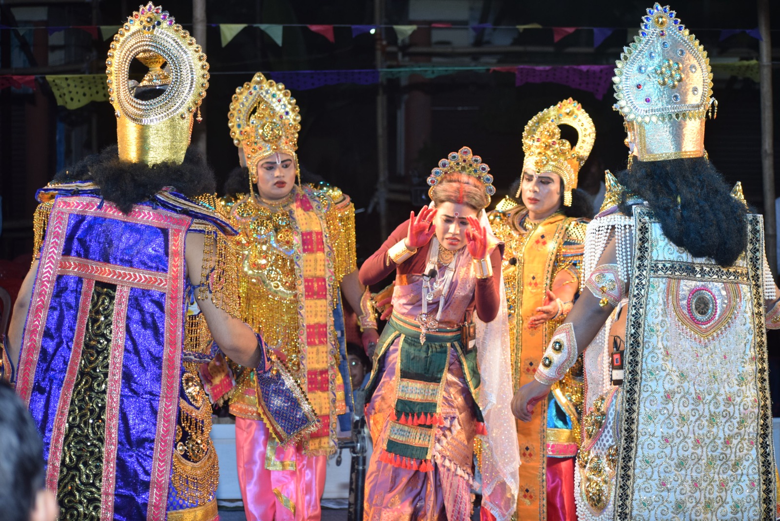 Journalist performs bhaona at Shilpagram in Guwahati