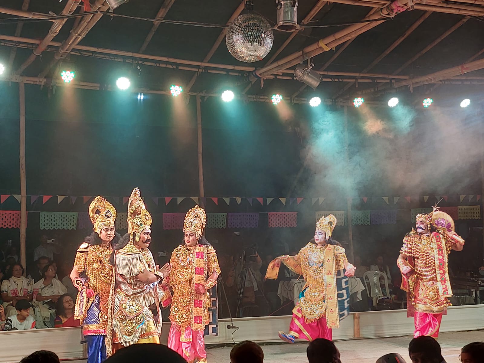 Journalist performs bhaona at Shilpagram in Guwahati