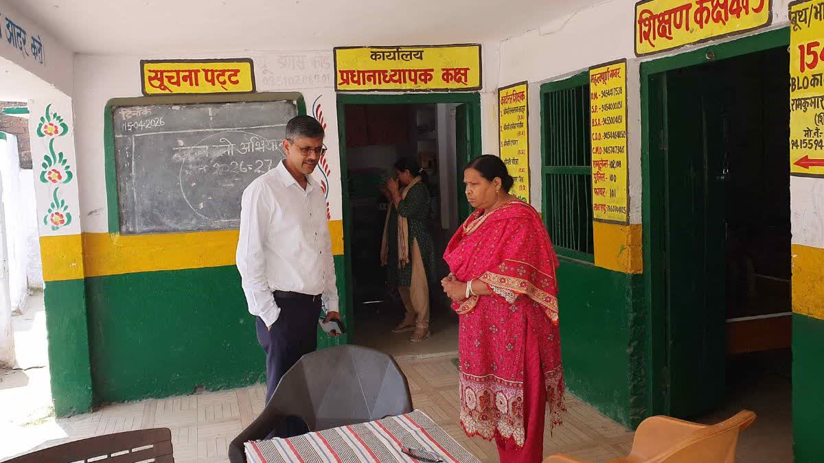 shravasti dm action two teachers salaries deducted following primary school inspection