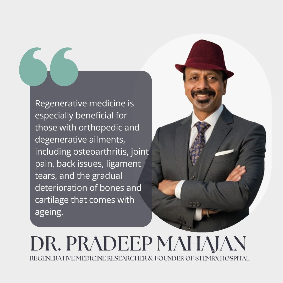 Dr. Pradeep Mahajan, Regenerative Medicine Researcher & Founder of StemRx Hospital
