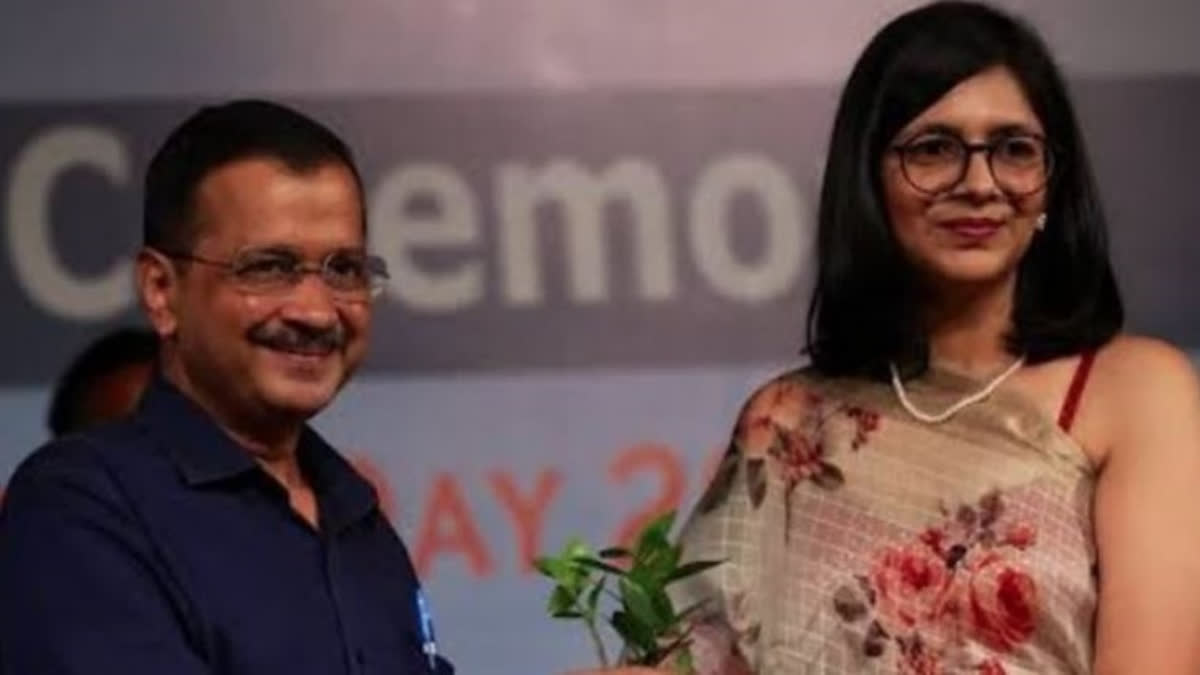 Maliwal 'Assault': BJP Accuses Kejriwal of Protecting Aide, Shares Their Image at Lucknow Airport File