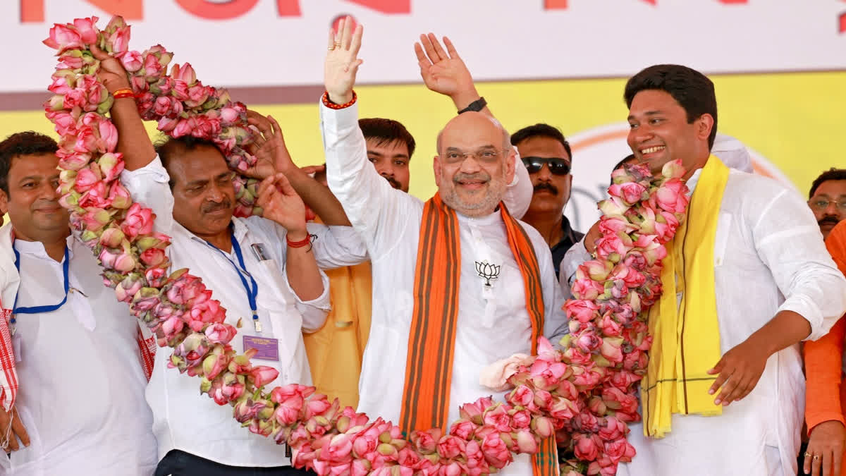 INDIA bloc plans to rotate PM's chair among constituents: Amit Shah in Bihar Union Home Minister Amit Shah on Thursday claimed that the INDIA bloc was planning to rotate the PM's chair among its constituents if voted to power.