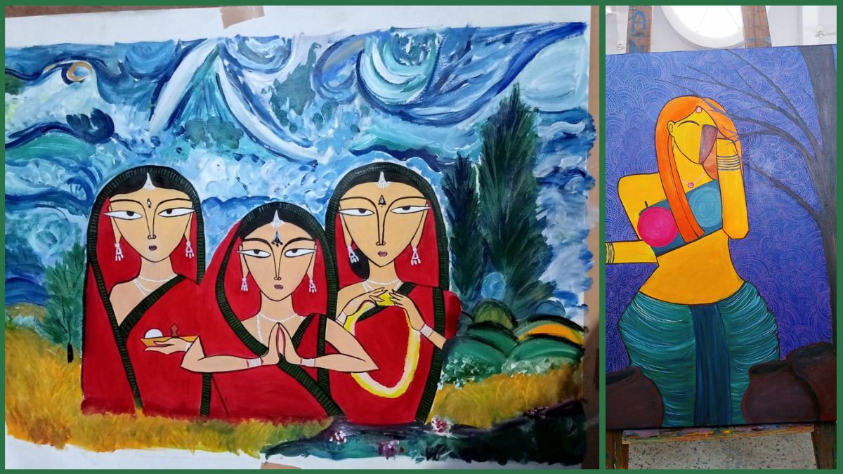 PAINTING WITH MOUTH AND FEET