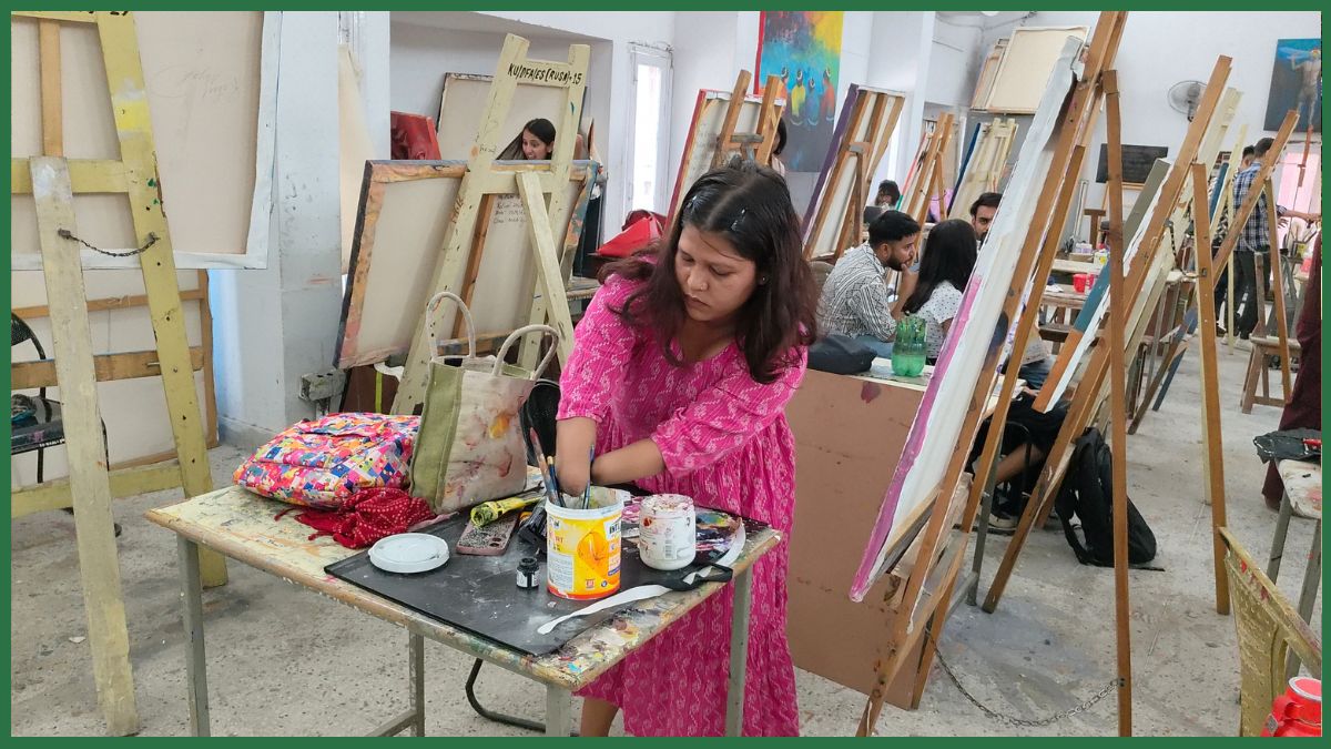 PAINTING WITH MOUTH AND FEET