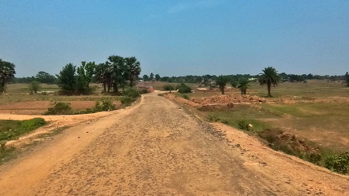 Bad road in deoghar