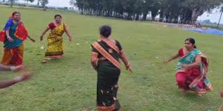 Balasore women celebrated raja with Kabbadi and Various competitions with friends
