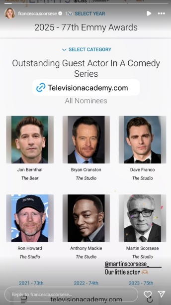 77th Primetime Emmy Awards Nominations