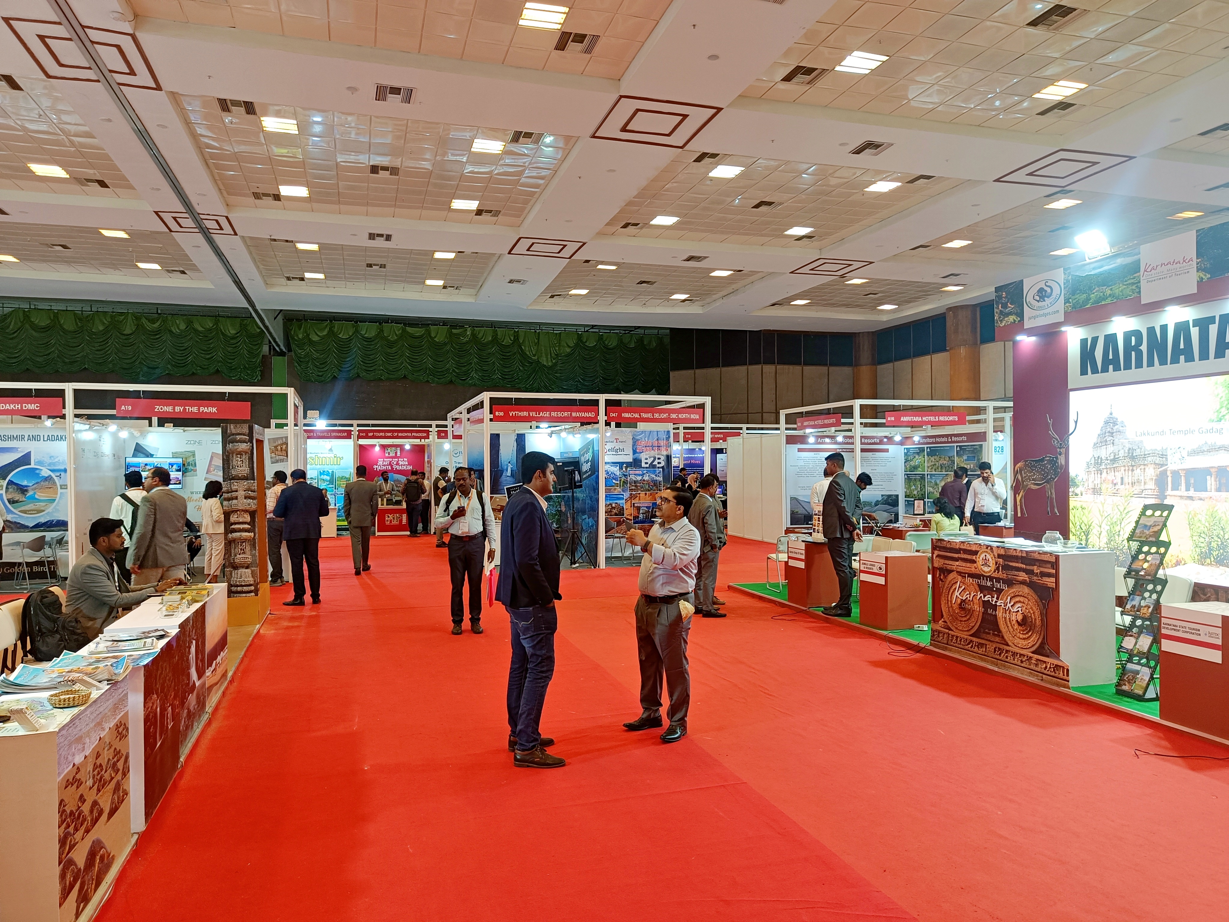 Visitors at the India International Travel Mart