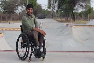 Wheelchair dancer Chetan Upadhyay