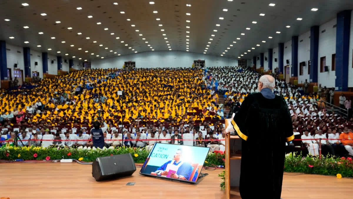 Place National Interest Above Narrow Self interest Vice President To Youngsters At SRM Chennai Convocation