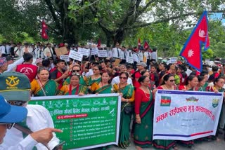 Protest in Nepal