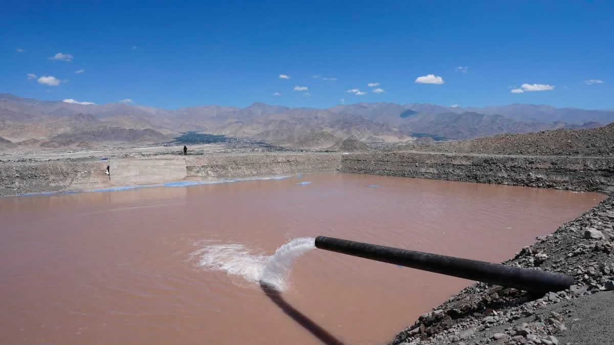 Ladakh's New Glacier Water Project Creates 1,000 Acre Command Area