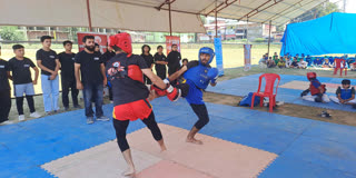 اسپورٹس اسٹیڈیم اننت ناگ میں ضلعی ووشو چیمپئن شپ District Wushu Championship 2026 successfully held at Sports Stadium Anantnag, Urdu News