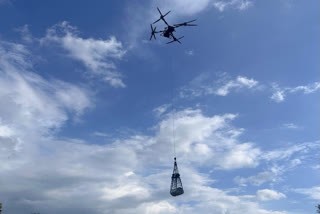 While Nepal grapples with an acute scarcity of liquified petroleum gas (LPG) in the aftermath of the devastating Bhotekoshi flash floods that washed away the major supply routes, various agencies and individuals are trying to overcome the situation by sending induction stoves with the help of drones to the flood-affected areas.