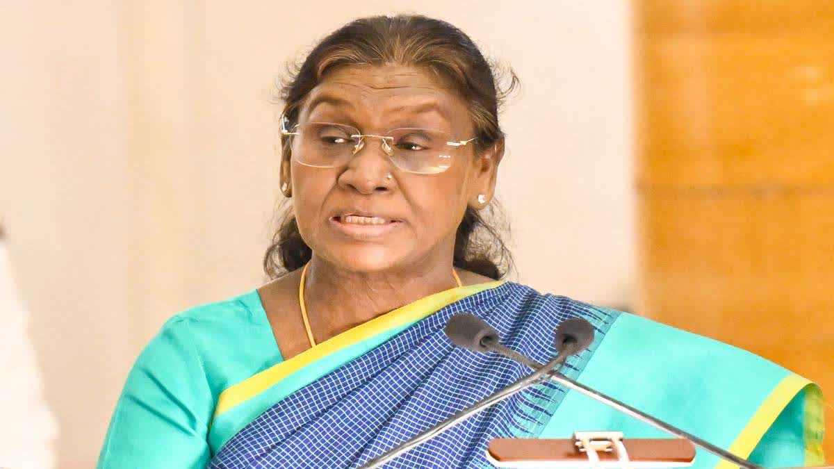 A file photo of President Droupadi Murmu.