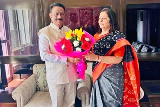 हिमाचल कांग्रेस प्रभारी रजनी पाटिल से कुलदीप सिंह राठौर ने की मुलाकात