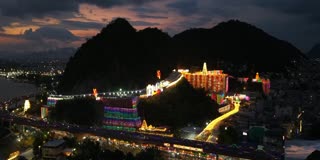 Vijayawada Kanaka Durga Temple Drone Shots