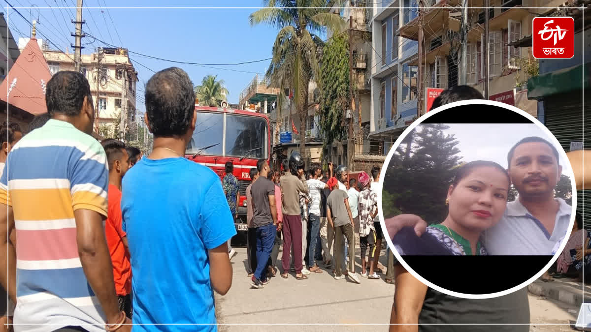 A couple died due to a cylinder explosion while preparing food for their baby's birthday