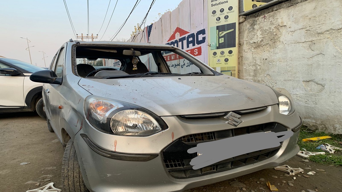 The neighbourhood of Nowgam is scarred with mangled vehicles, blood stains and broken window panes as explosive material confiscated from a terrorist module linked to Delhi blast exploded, shattering the calm of this residential area.