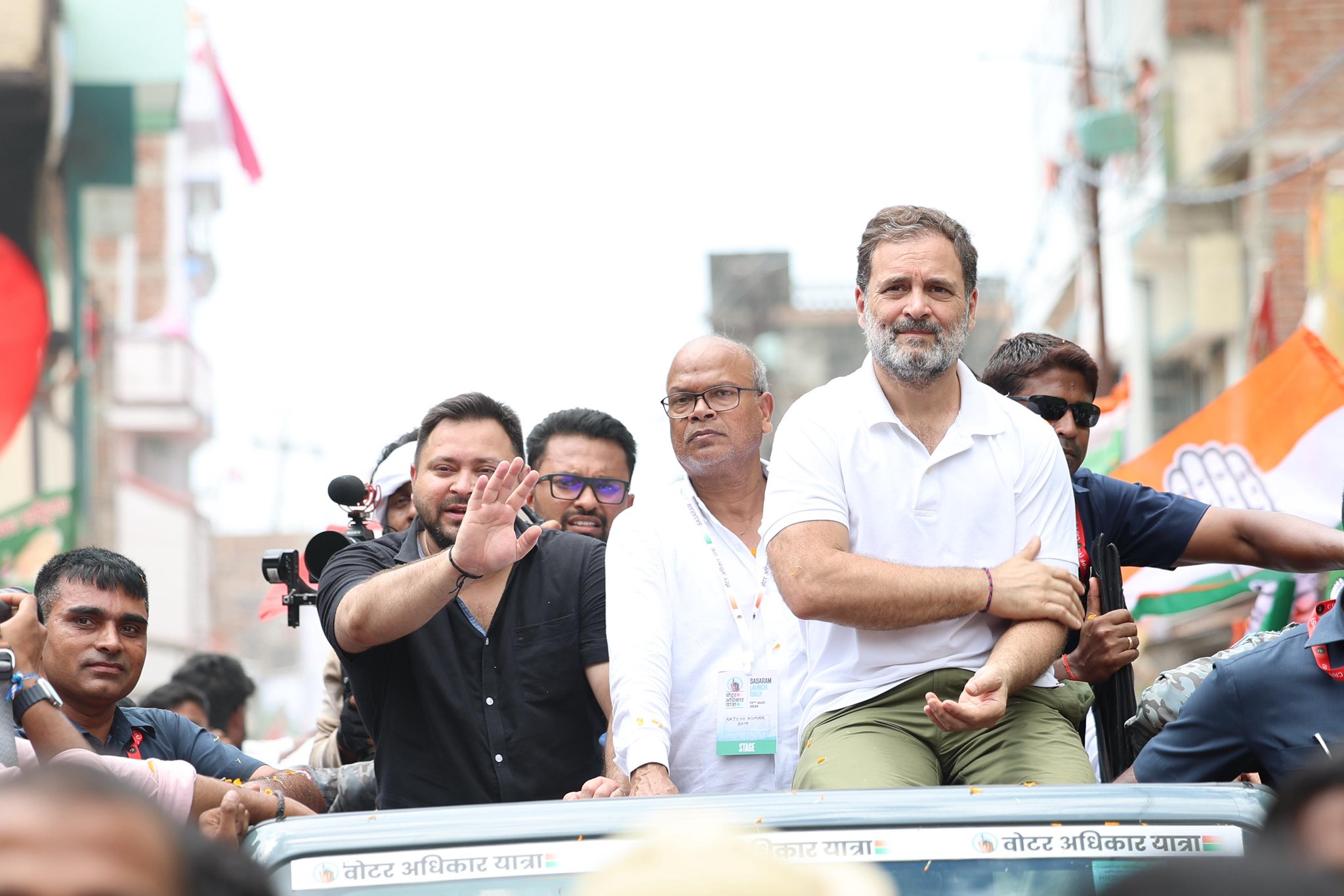 राहुल गांधी तेजस्वी यादव