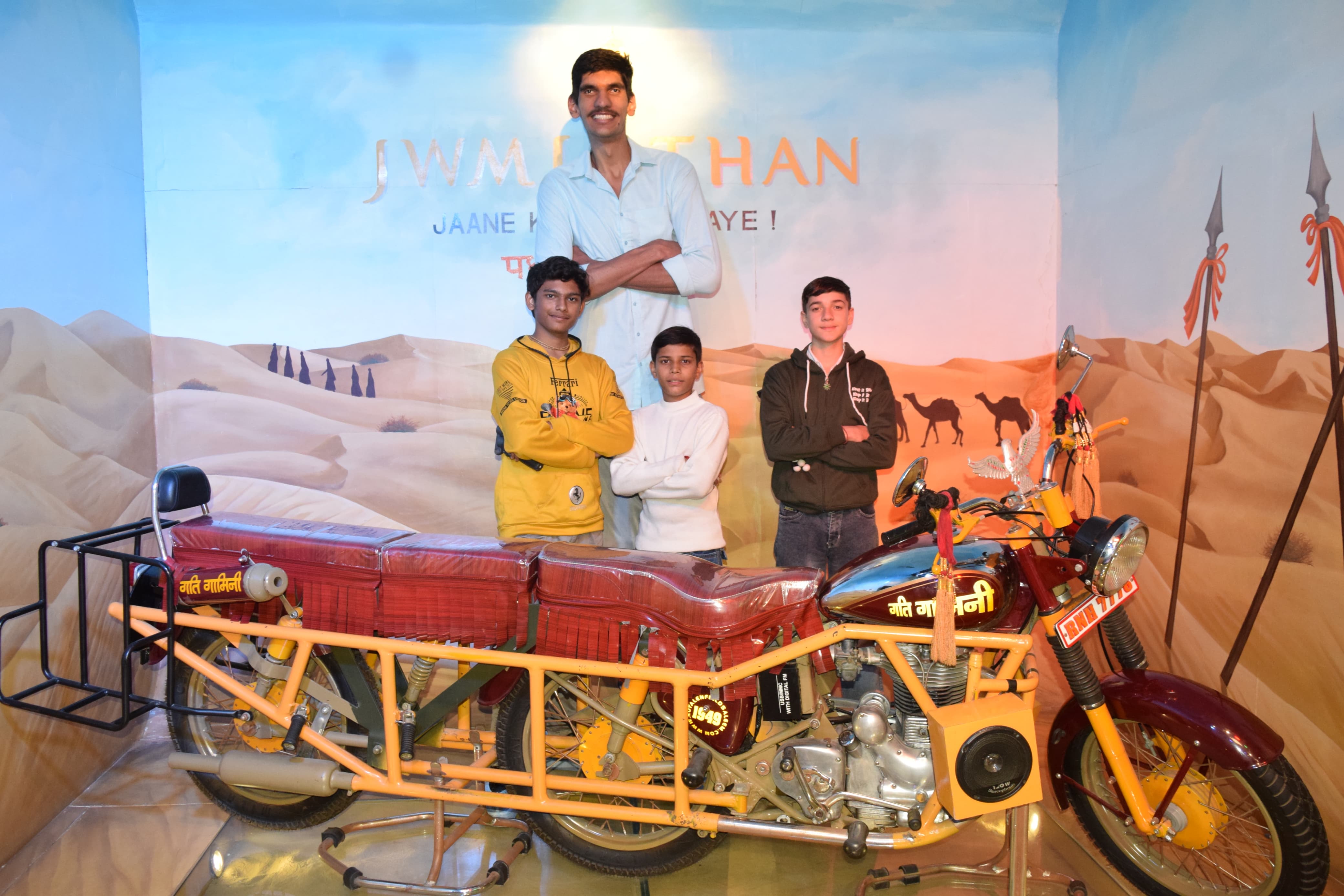 Karan Singh at Jaipur Wax Museum