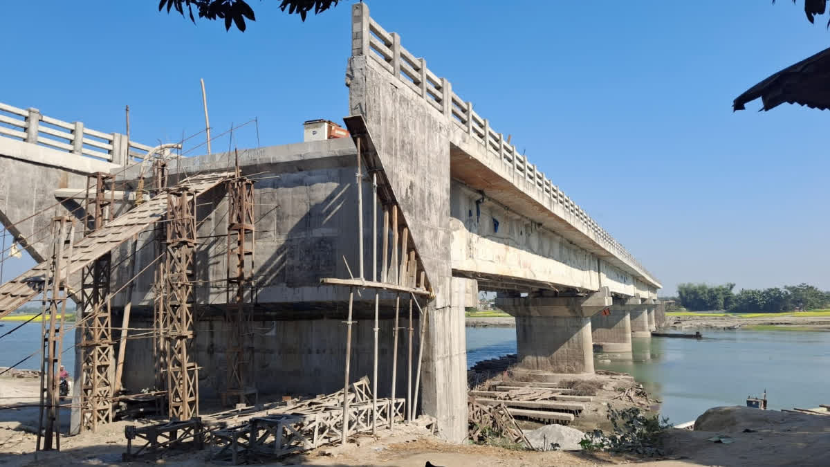 Bridge over the Tipkai River connecting Alomganj and Phulkatari-Bandihana