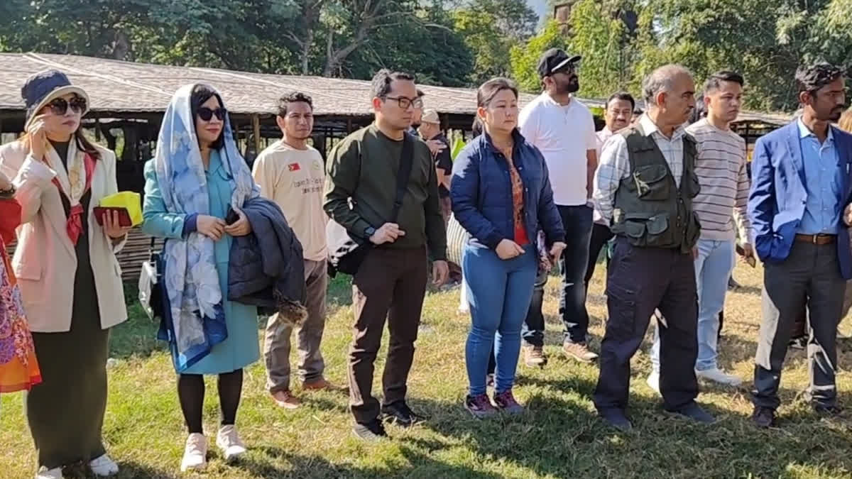Foreign Tourist in Kaziranga