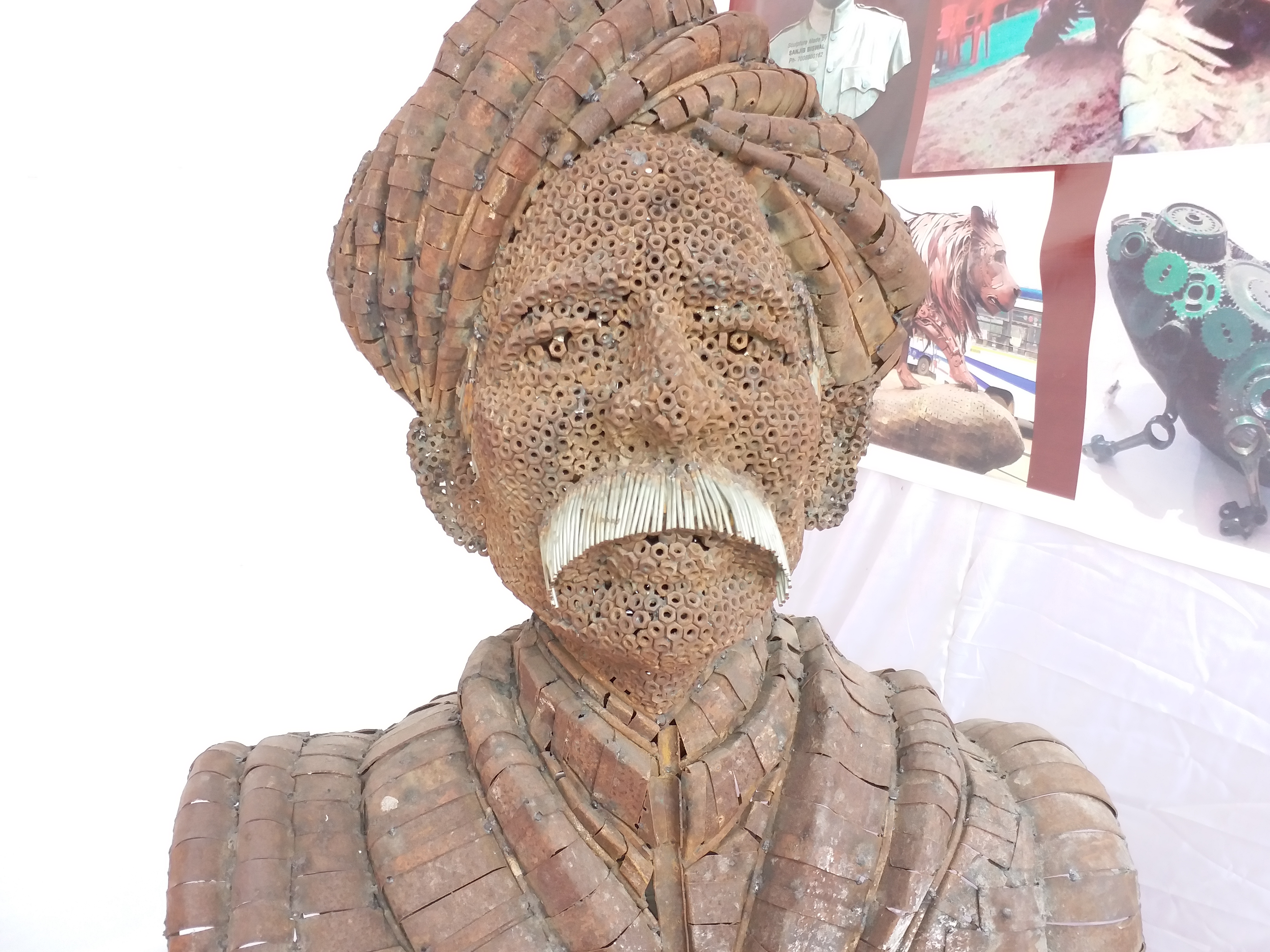 Cuttack Sculptor Sanjeev Biswal Turns Scrap Metal Into Stunning Jagannath Idol