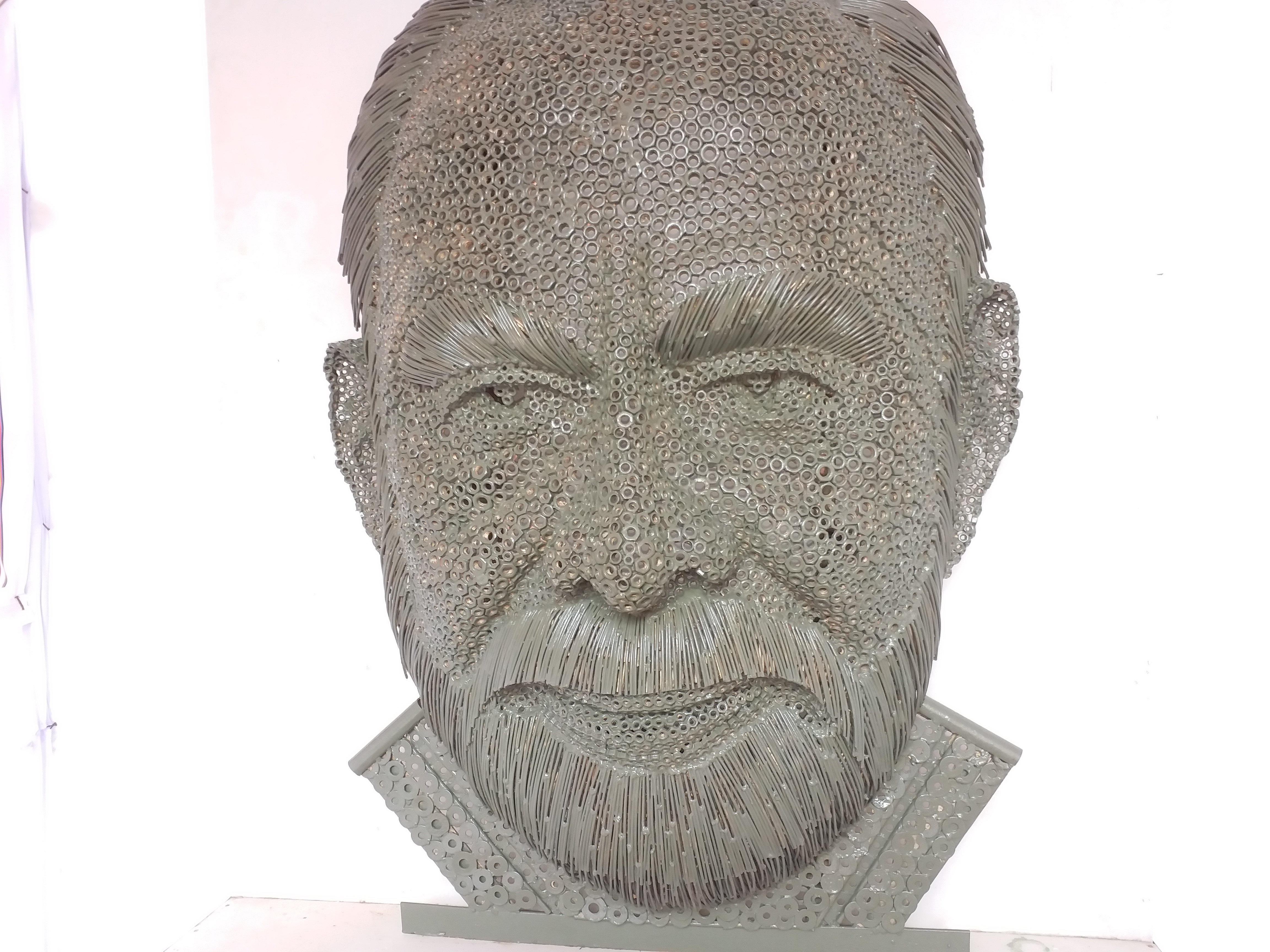 Cuttack Sculptor Sanjeev Biswal Turns Scrap Metal Into Stunning Jagannath Idol