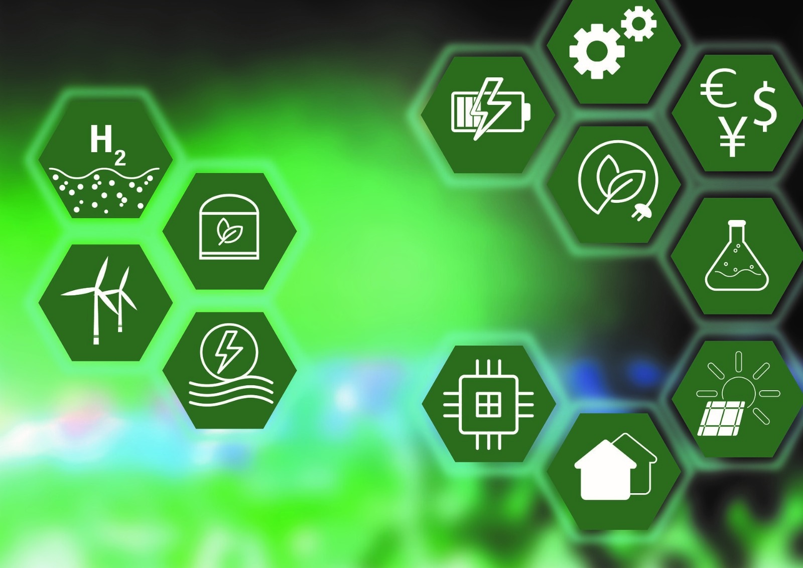 A model for green hydrogen production