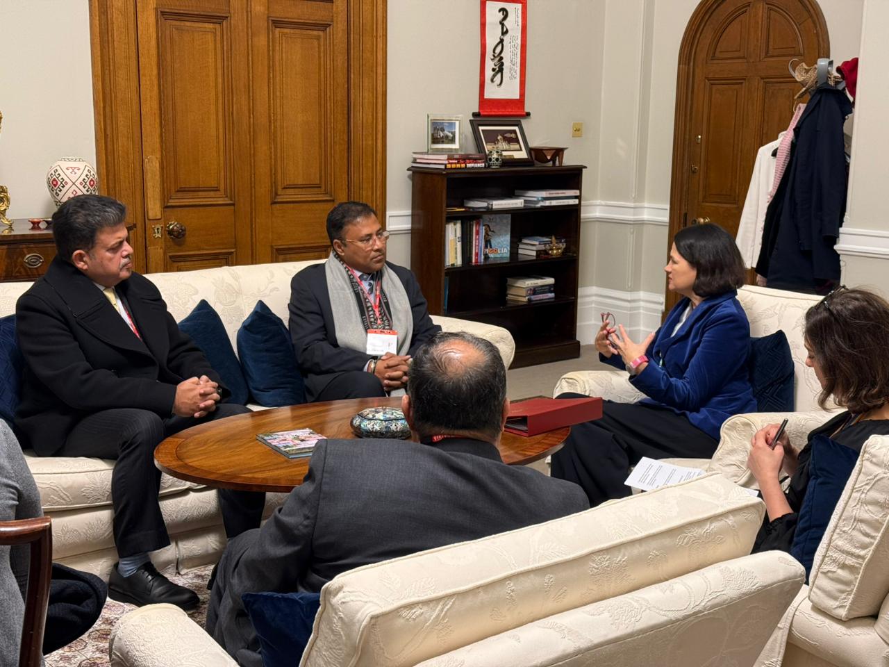 Bimal Bara meets Minister Catherine West in London_Dubai