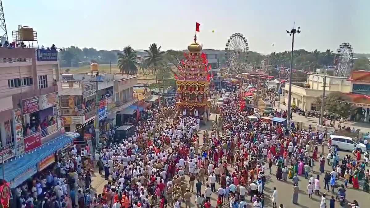 ಸುತ್ತೂರು ಜಾತ್ರಾ ಮಹೋತ್ಸವ: ವಿಜೃಂಭಣೆಯಿಂದ ಜರುಗಿದ ರಥೋತ್ಸವ