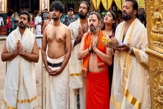 Suresh Gopi Performs Navachandika Homam at Kollur Mookambika