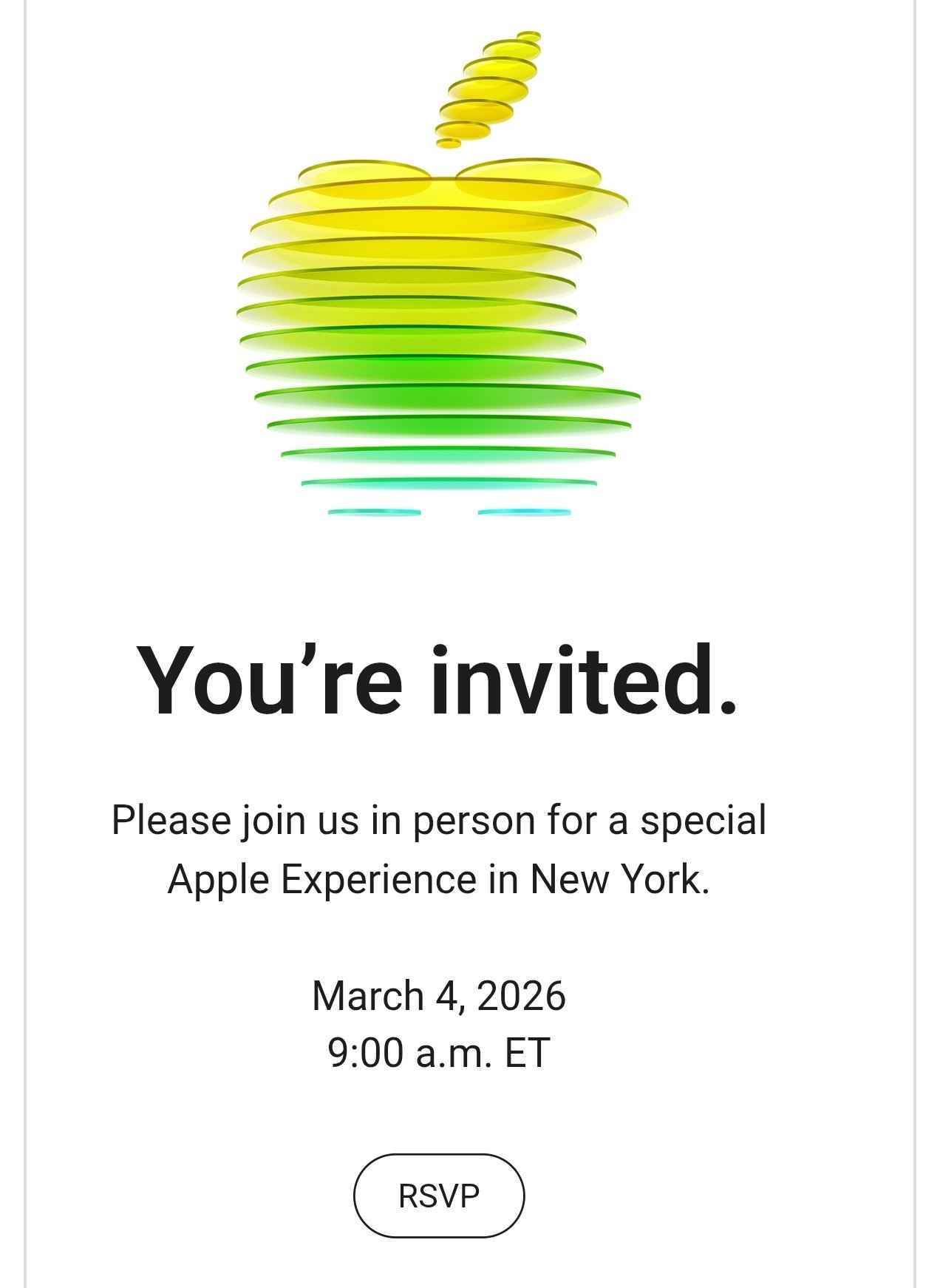 Apple sends out invitation for March 4: iPhone 17e, low-cost Macs, new iPads expected