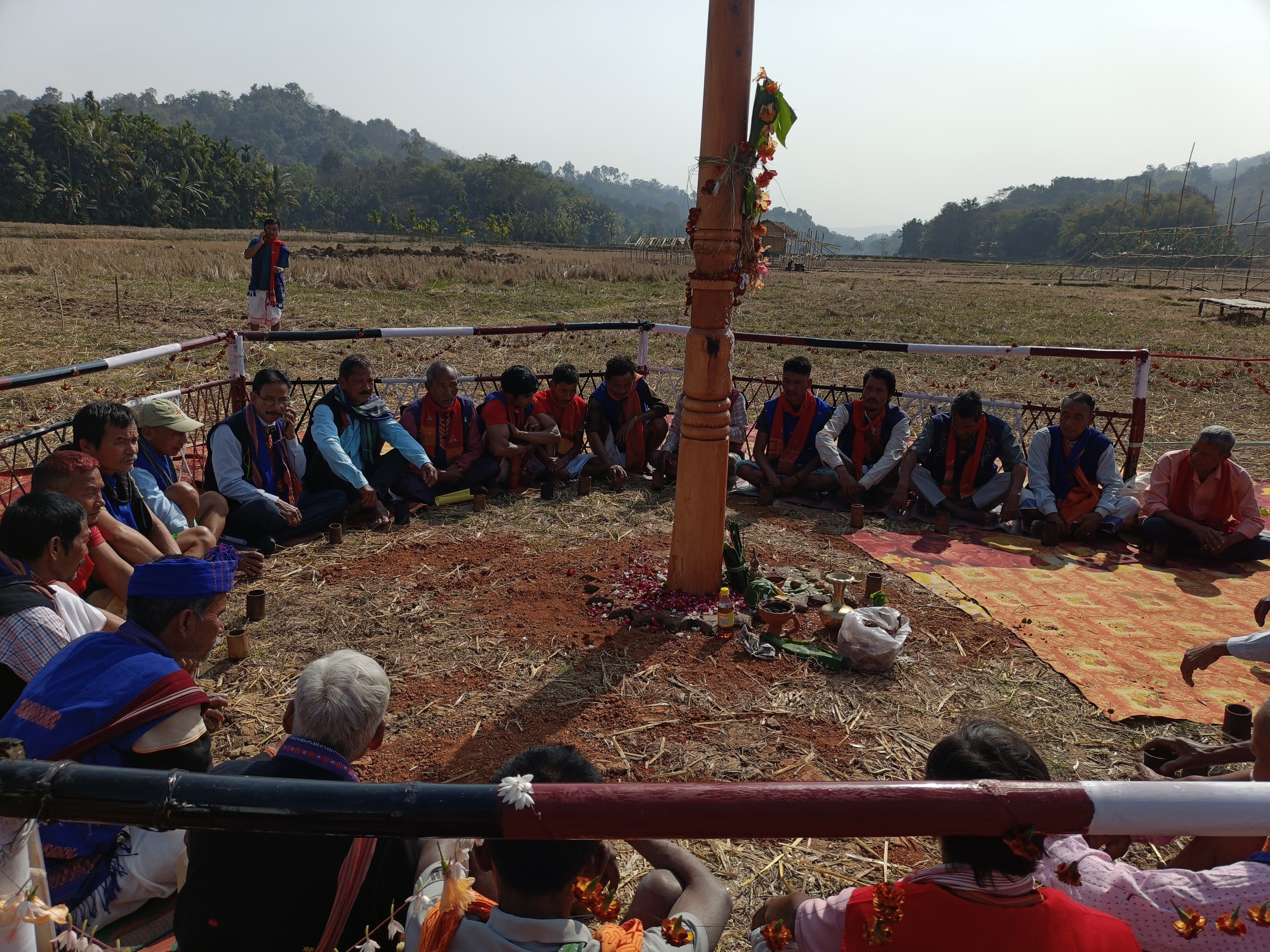 Karbi Dehal Karchidam Festival celebrated in Dimaria
