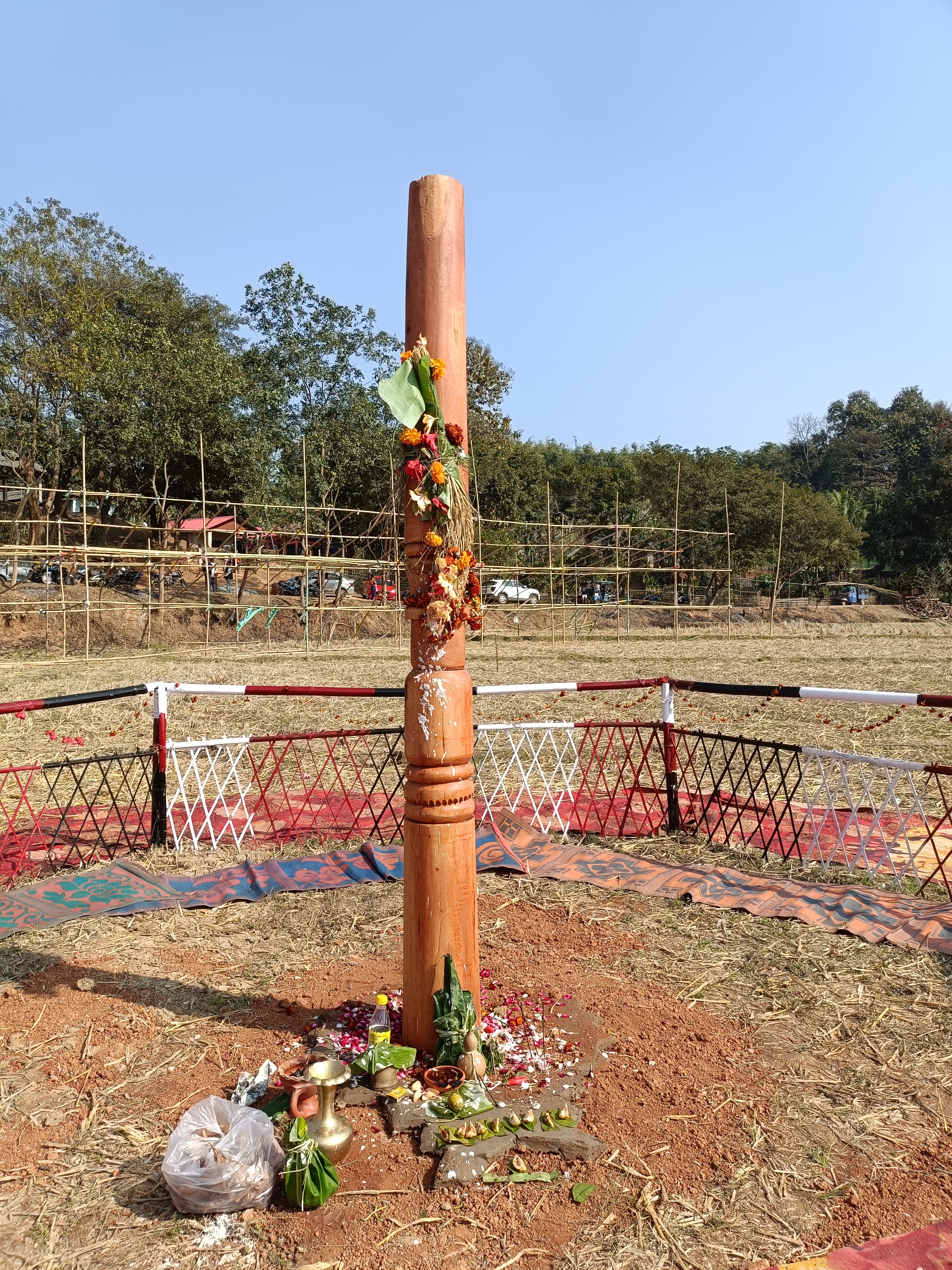 Karbi Dehal Karchidam Festival celebrated in Dimaria