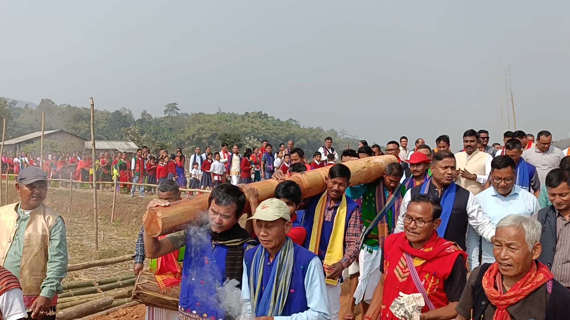 Karbi Dehal Karchidam Festival celebrated in Dimaria